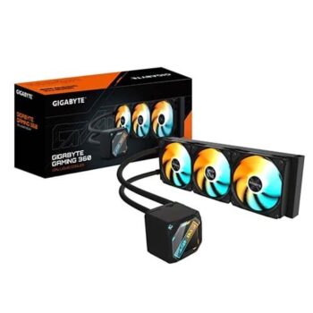 Gigabyte GAMING 360 ARGB Black AIO CPU Cooler â€“ GP-GIGABYTE GME 360