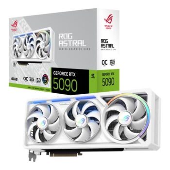 ASUS ROG Astral GeForce RTX 5090 32GB GDDR7 WHITE OC Edition Graphic Card ROG-ASTRAL-RTX5090-O32G-WHITE
